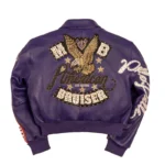 Women’s Pelle Pelle American Bruiser Plush Crop Jacket – Stylish & Bold Outerwear - Image 2