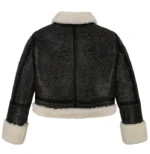 Women’s Cropped Shearling Jacket – Cozy & Stylish Winter Wear - Image 2