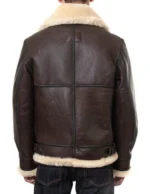 Classic B-3 Sheepskin Bomber Jacket – Real Leather Aviator Flight Coat - Image 3