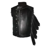 Captain America Winter Soldier Jacket – Bucky Barnes Leather with Removable Arms - Image 6