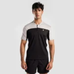 Ace T-Shirt Black-Grey Regular Fit – Premium Comfort & Everyday Style | Zebas Leather Works