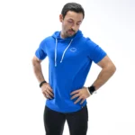 3D IRONGEAR Short Sleeve Hoodie – Athletic Streetwear for Men | Zebas Leather Works - Image 2