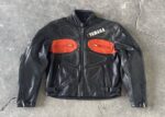 Yamaha Racing Black Streetwear Cowhide Leather Biker Jacket | Premium Motorcycle Gear