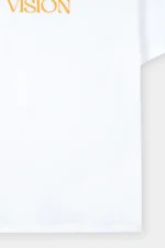 Men's White T-Shirt FT5210-00M – Classic Crewneck Cotton Tee for Everyday Comfort - Image 5