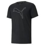 PUMA Men's Performance Cat Tee - Black | Moisture-Wicking Athletic T-Shirt - Image 2