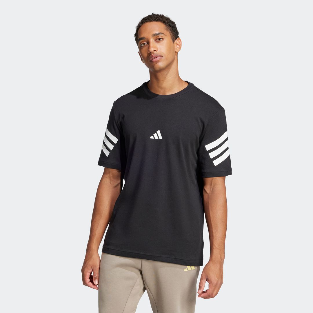 28 adidas Men's FI 3-Stripes Regular Fit T-Shirt – Athletic Sportswear - Image 1