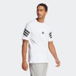 adidas Men's FI 3-Stripes Regular Fit T-Shirt – Classic Athletic Sportswear - Image 4