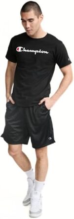 Champion Men's Cotton Midweight Graphic T-Shirt – Classic Crewneck Tee with Script Logo - Image 4